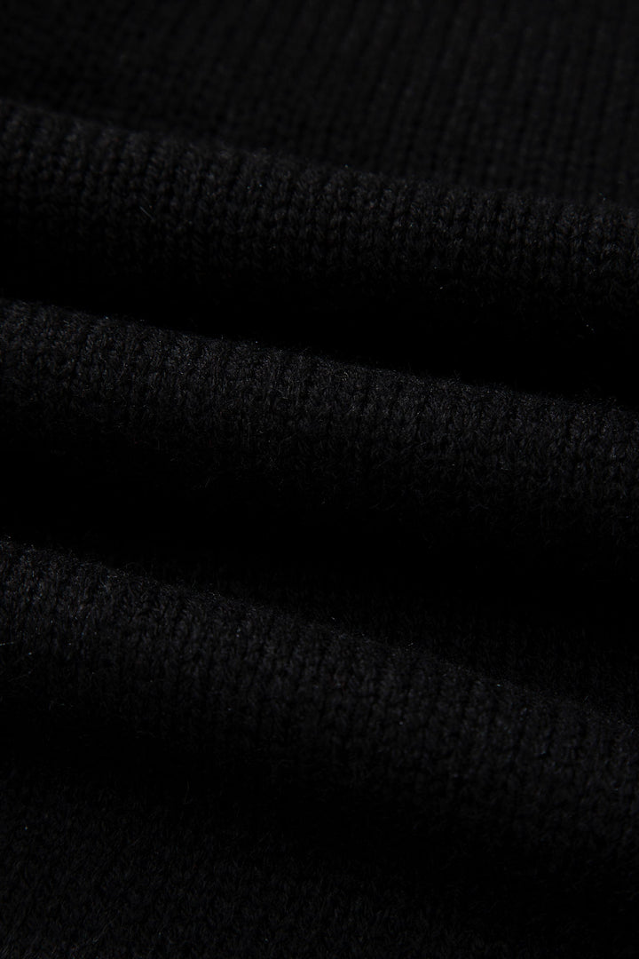 Faye Backless Bubble Sleeve Sweater