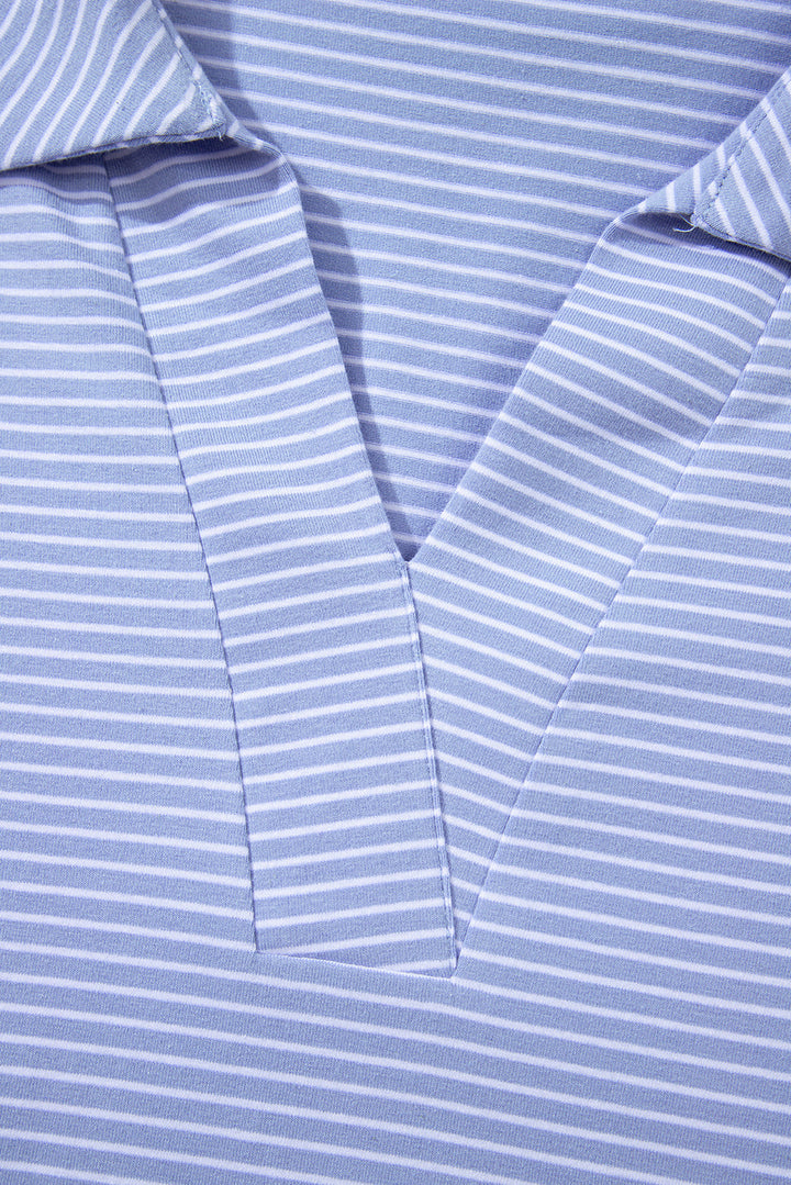 Lilian Dolman Sleeve Polo Shirt Set
