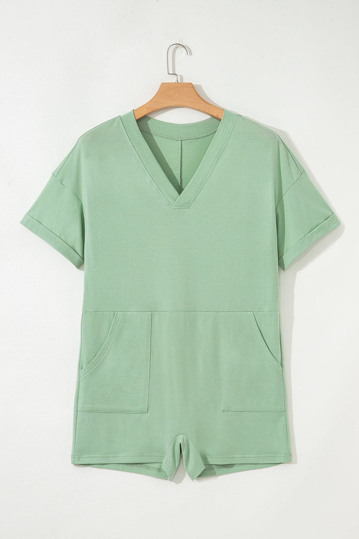 Vivienne Half Sleeve Knit Romper
