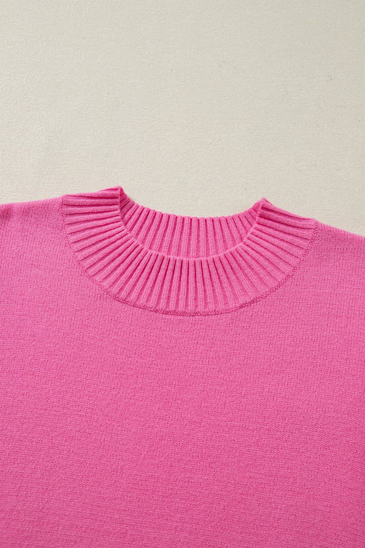 Noelle Ruffle Short Sleeve Sweater