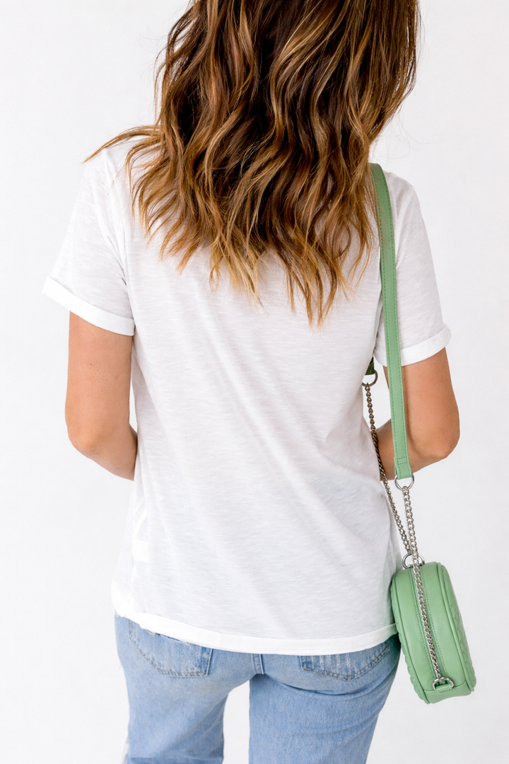 Sloane Patched Graphic T Shirt