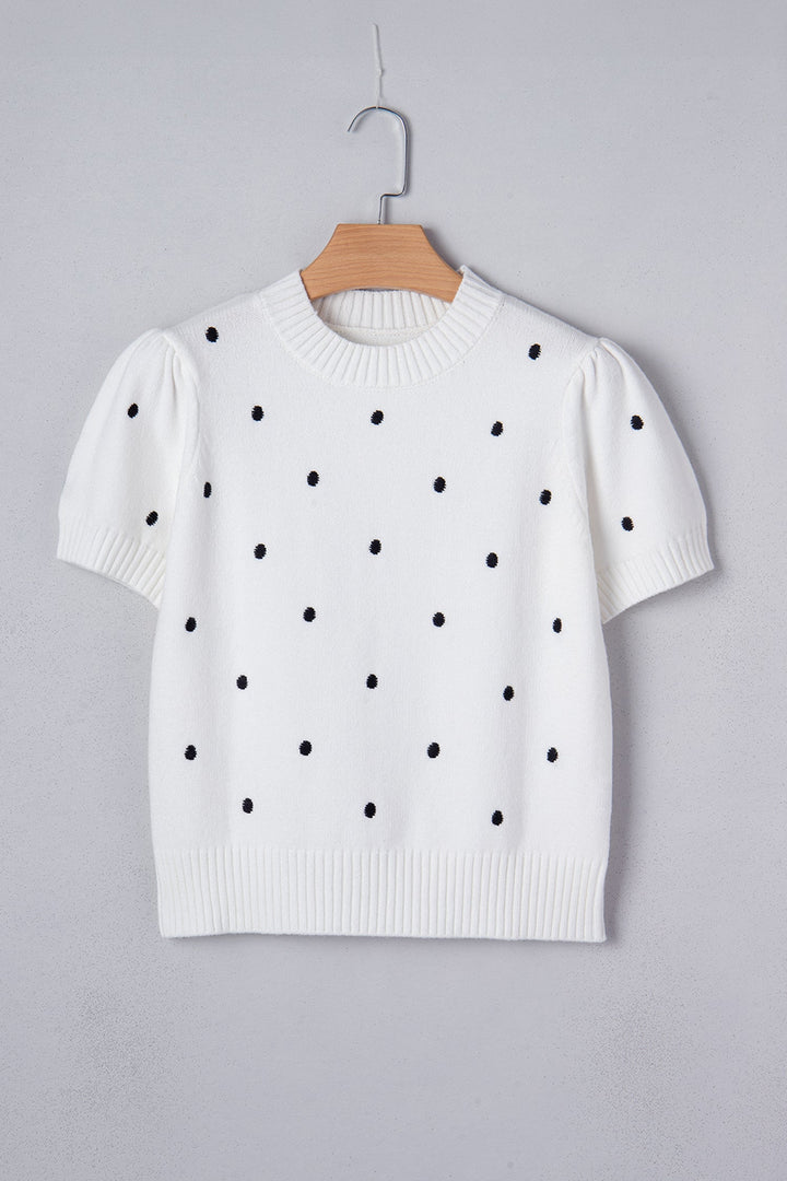 Azariah Bubble Short Sleeve Sweater