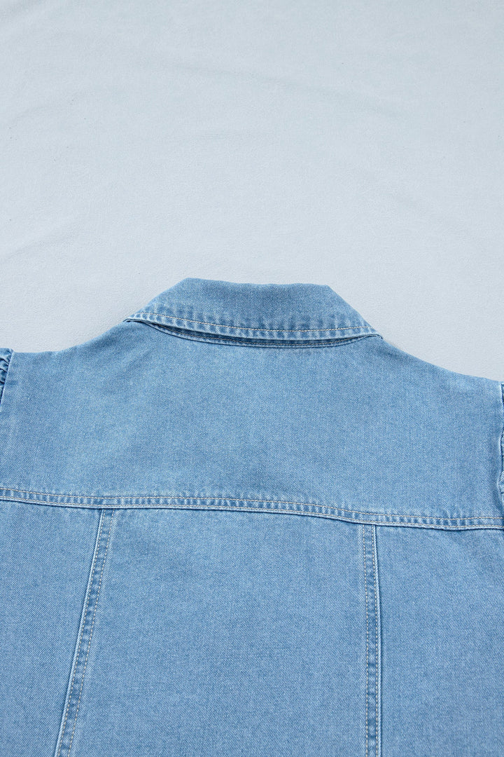Joy Ruffle Hem Patchwork Dress
