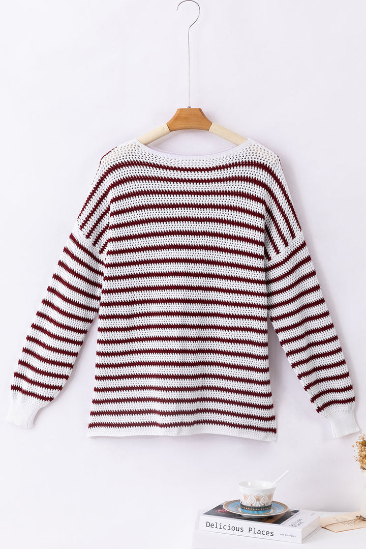 Aadhya Knit Hem Baggy Sweater