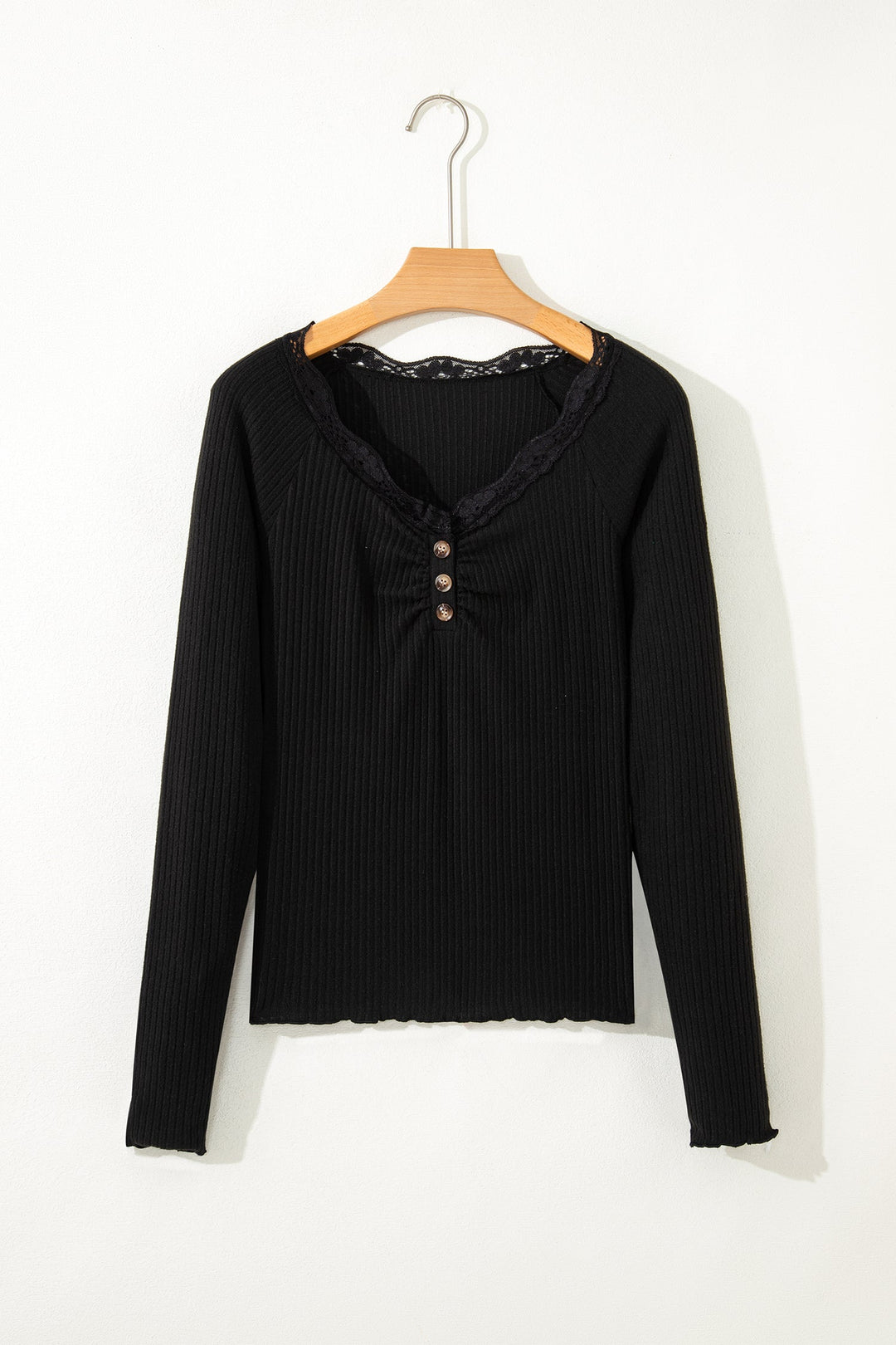 Waverly Sleeve Ribbed top Long Sleeve Top