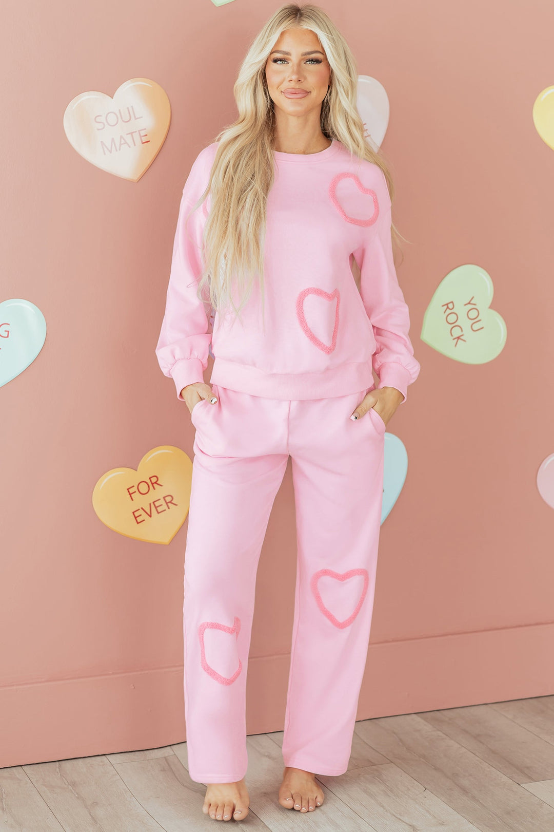 Nova Pattern Casual 2pcs Pants