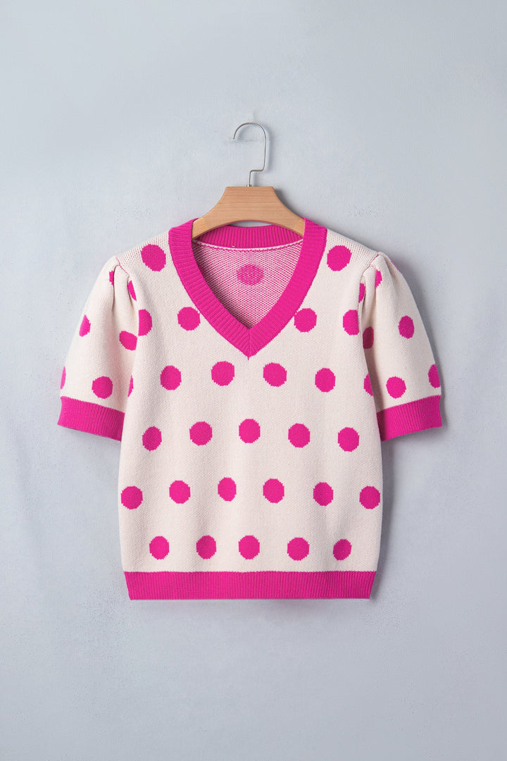 Alexia Puff Short Sleeve Sweater