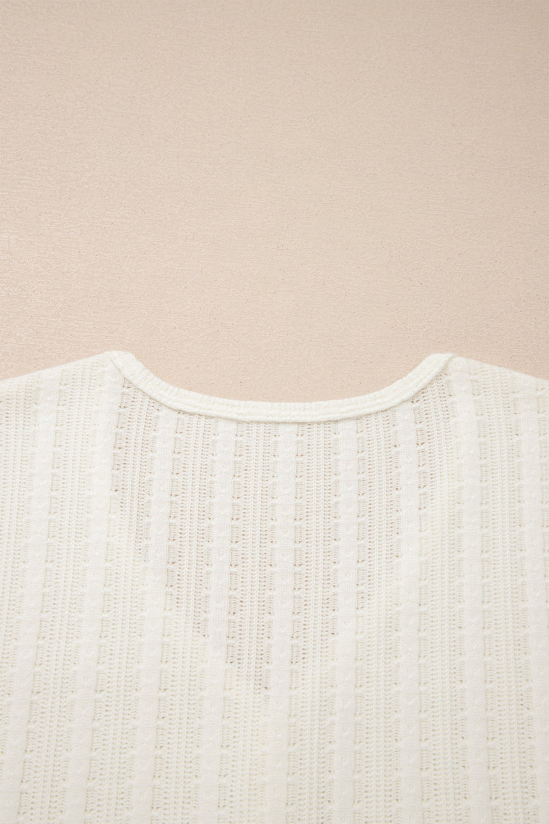 Frankie Raw Seam Henley Tee