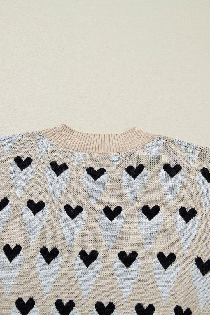 Aspyn Ribbed Trim Loose Sweater