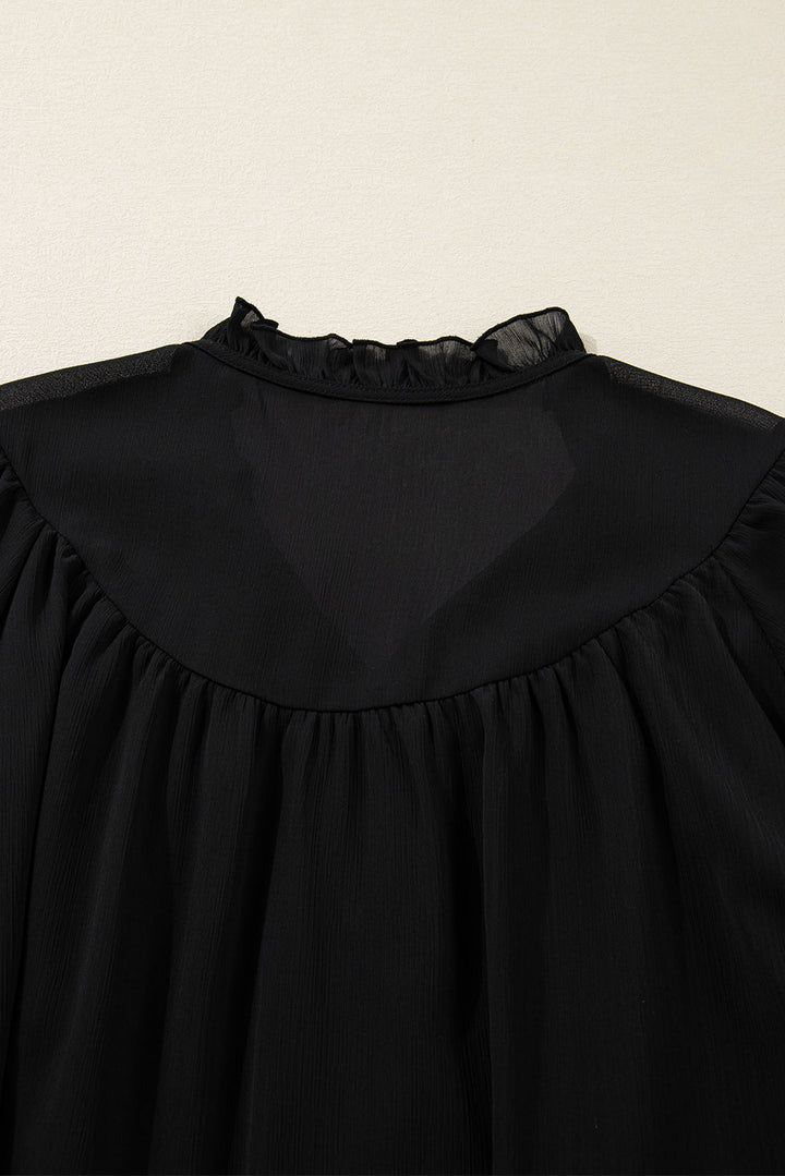 Jaycee Sleeve Chiffon Elegant PLUS Shirt
