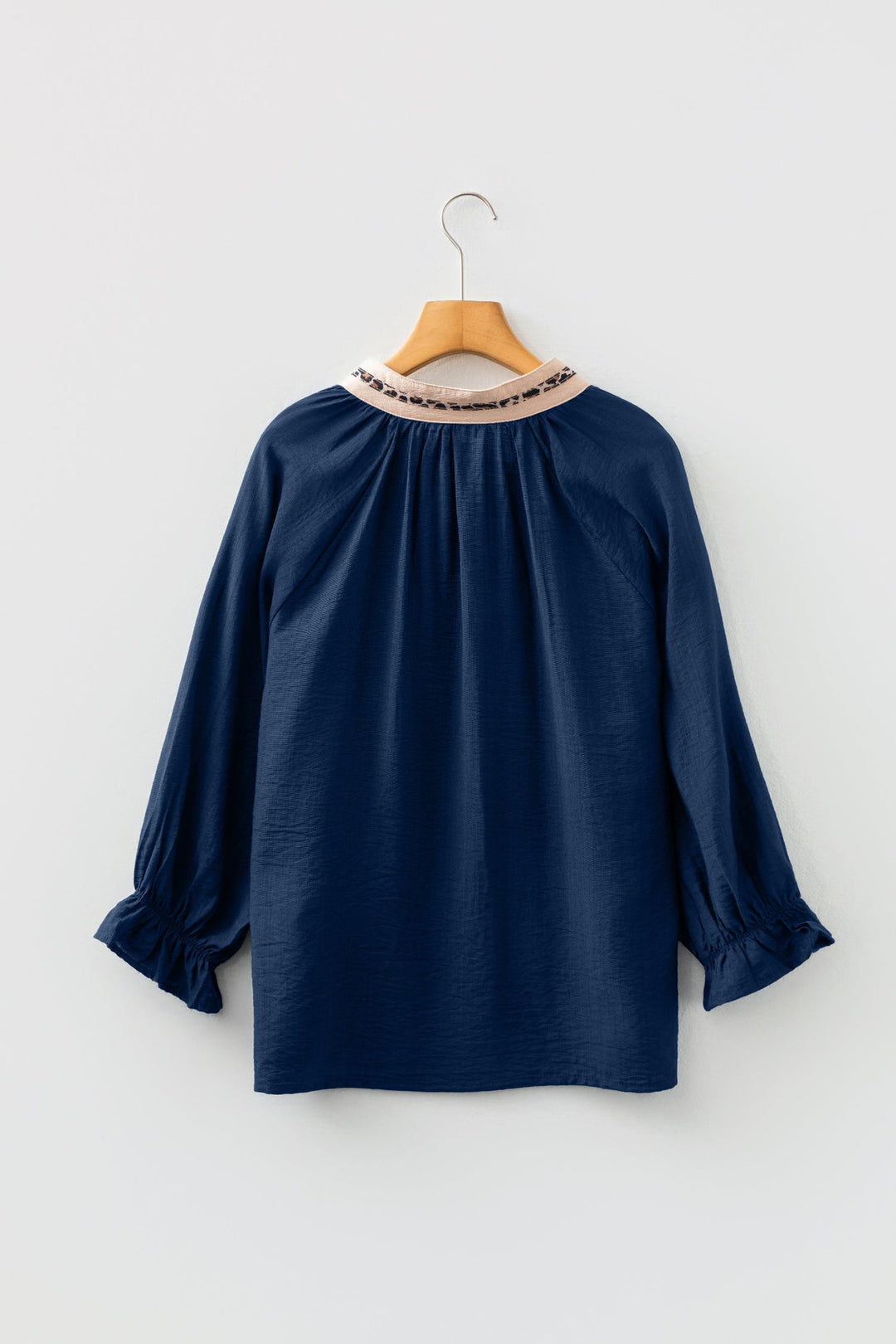 Soraya Flounced Bracelet Sleeve Blouse