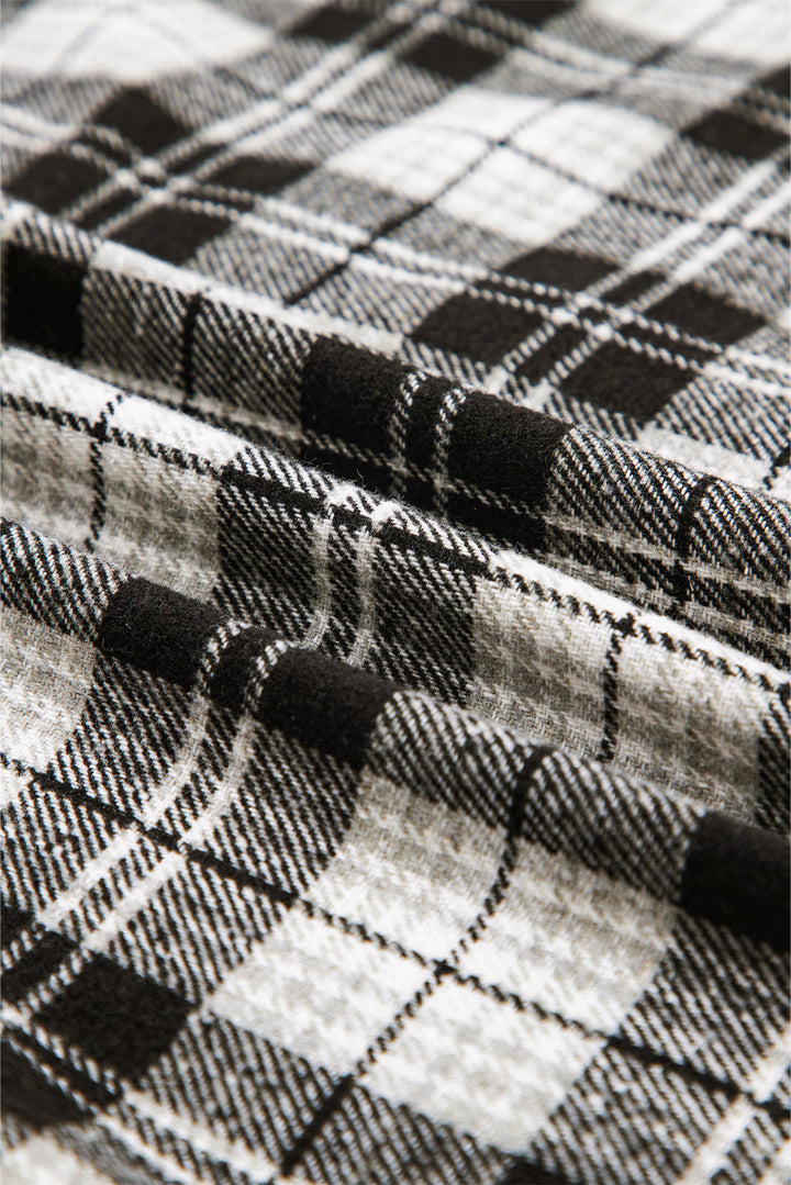 Leona Plaid Print Chest Shirt