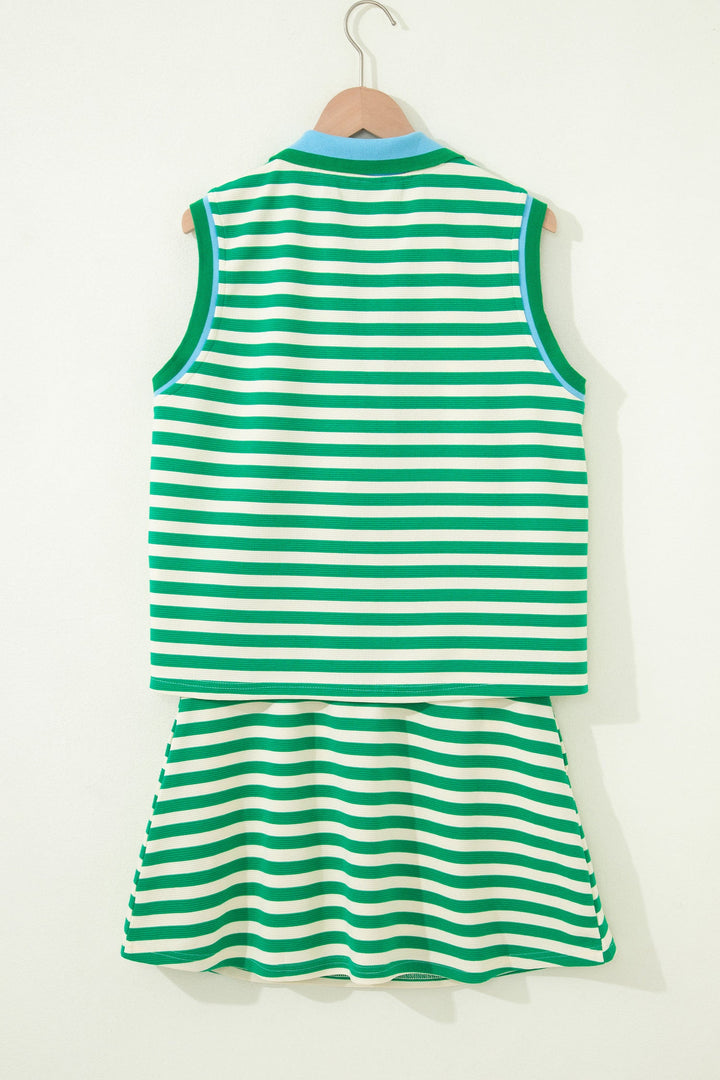 Ruth Sleeveless 2pcs Skort Set