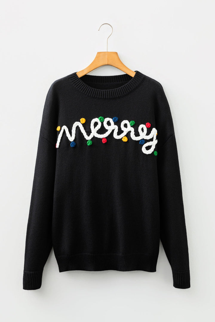Darcy Christmas Drop Shoulder Sweater