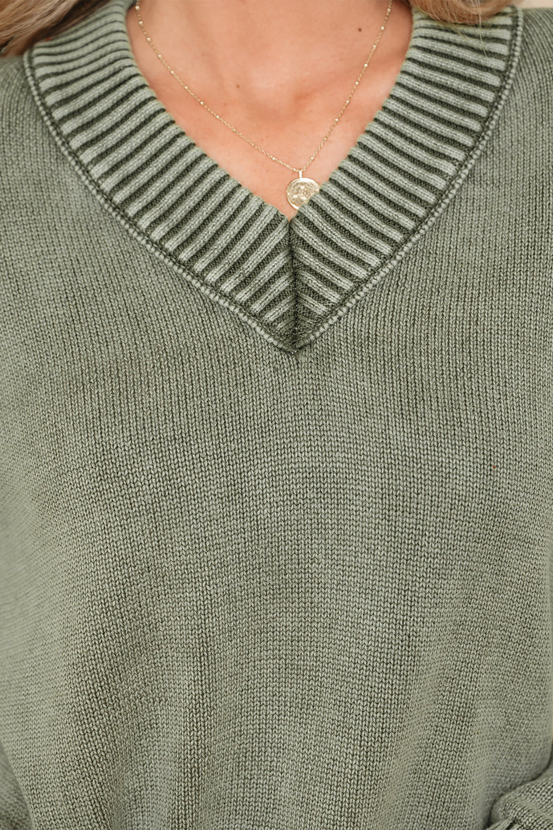 Alma Drop Shoulder Loose Sweater