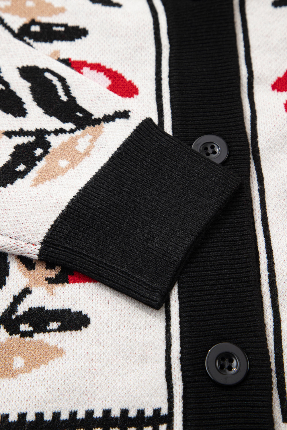 Selene Print Front Knit Cardigan