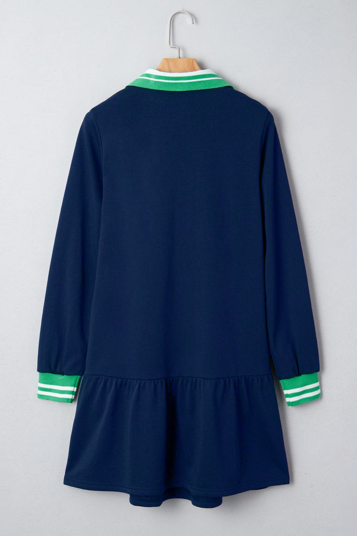 Elsie Ruffle Hem Mini Dress
