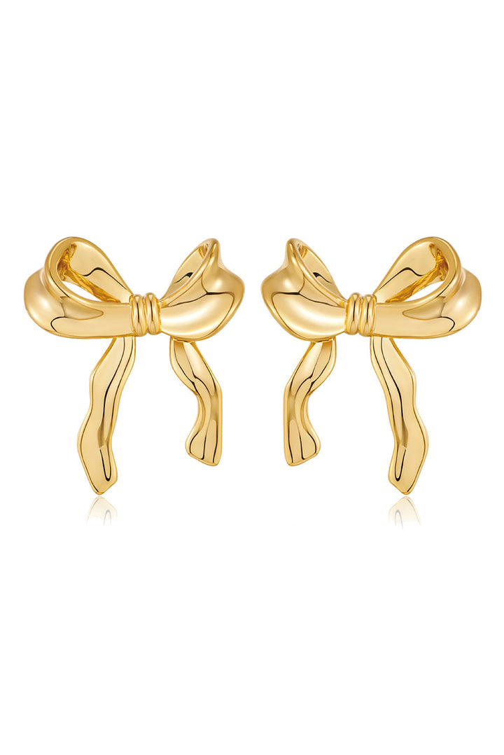 Chloe Design Plated Studded Earrings