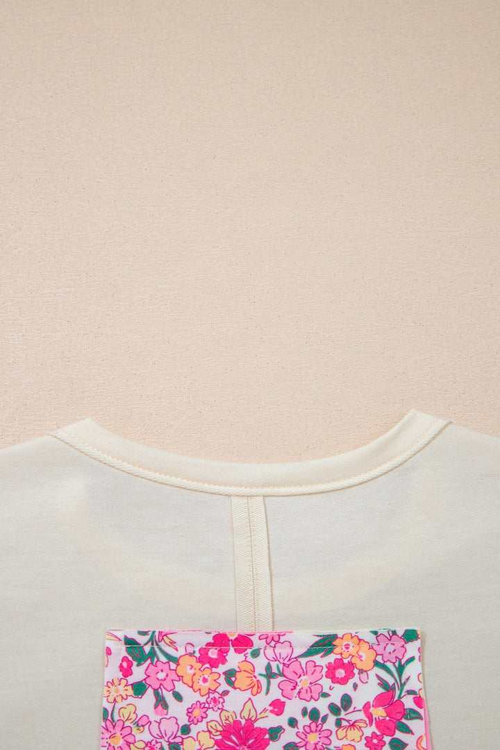 Poppy Big Flower Oversize Tee