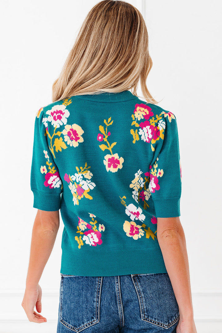 Joelle Sleeve Knitted Top