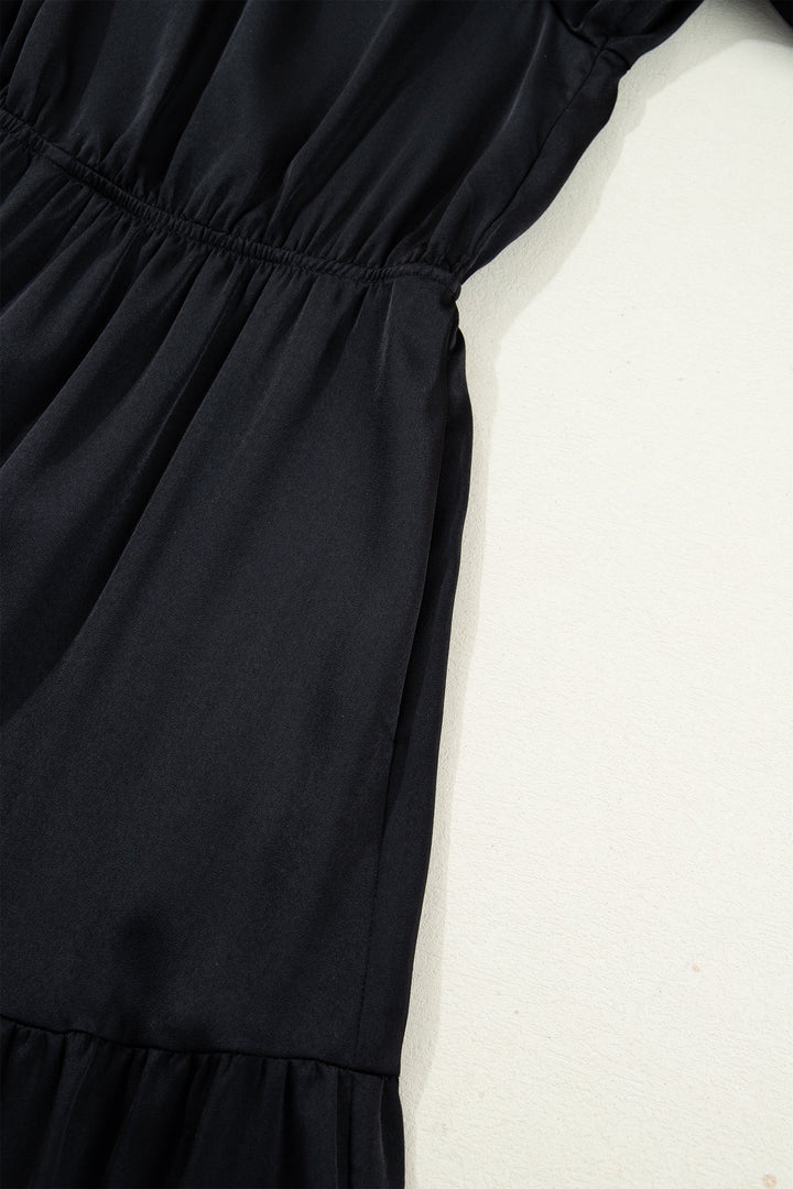 Natasha Sleeve Tiered Maxi Dress