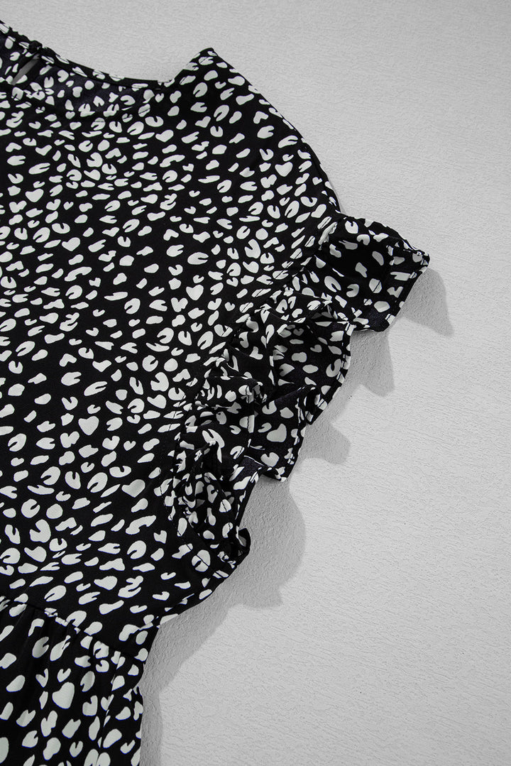 Danielle Back Tiered Flowy PLUS Blouse