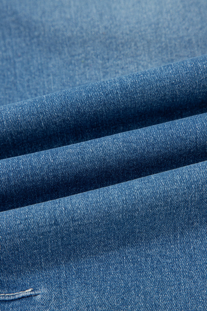 Hana Wash Cuffed Barrel Jeans