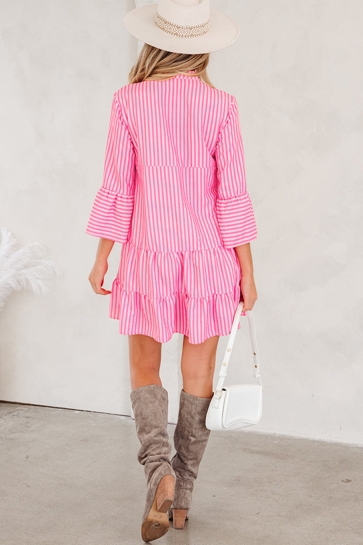 Oaklynn Tiered Flowy Mini Dress