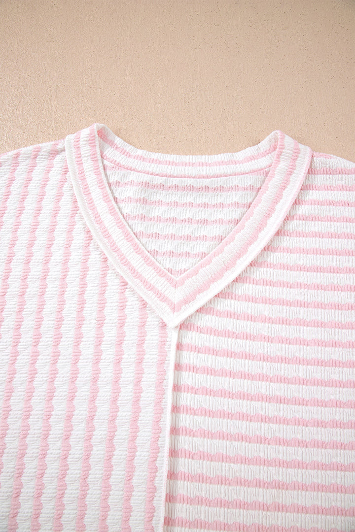 Nora Seam Patchwork T PLUS Shirt