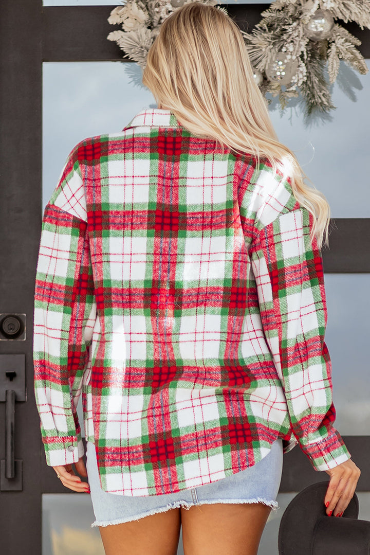 Dream Plaid Casual Flannel Shacket