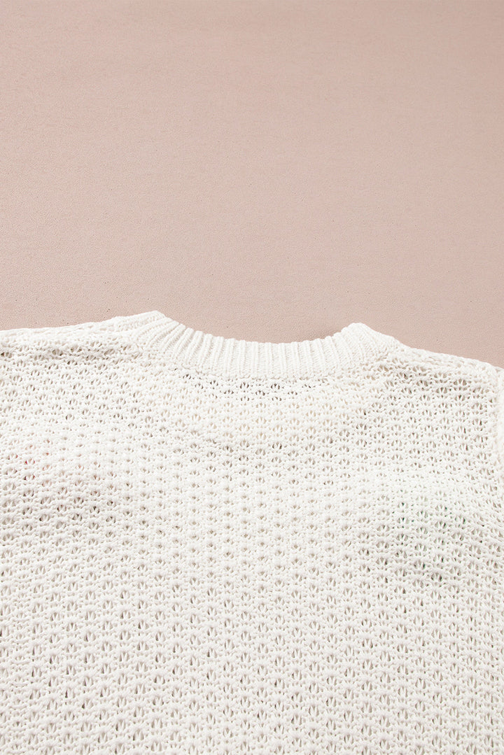 Jasmine Mock Short Sleeve Sweater