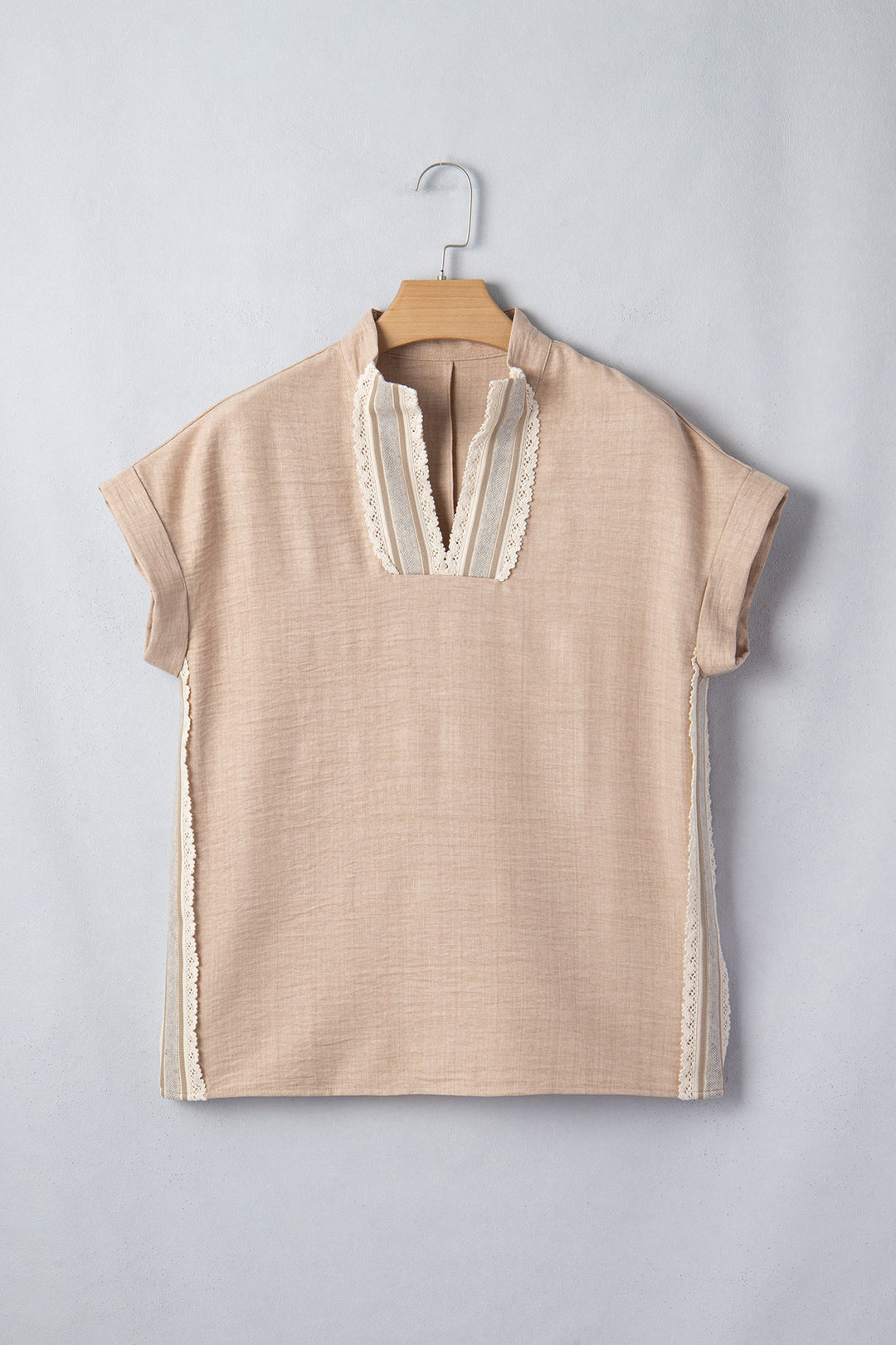 Jessica Rolled Short Sleeve Blouse