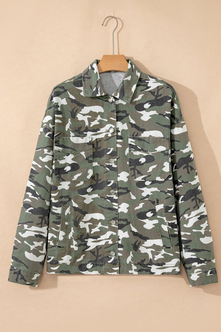 Kaia Chest Loose Jean Jacket