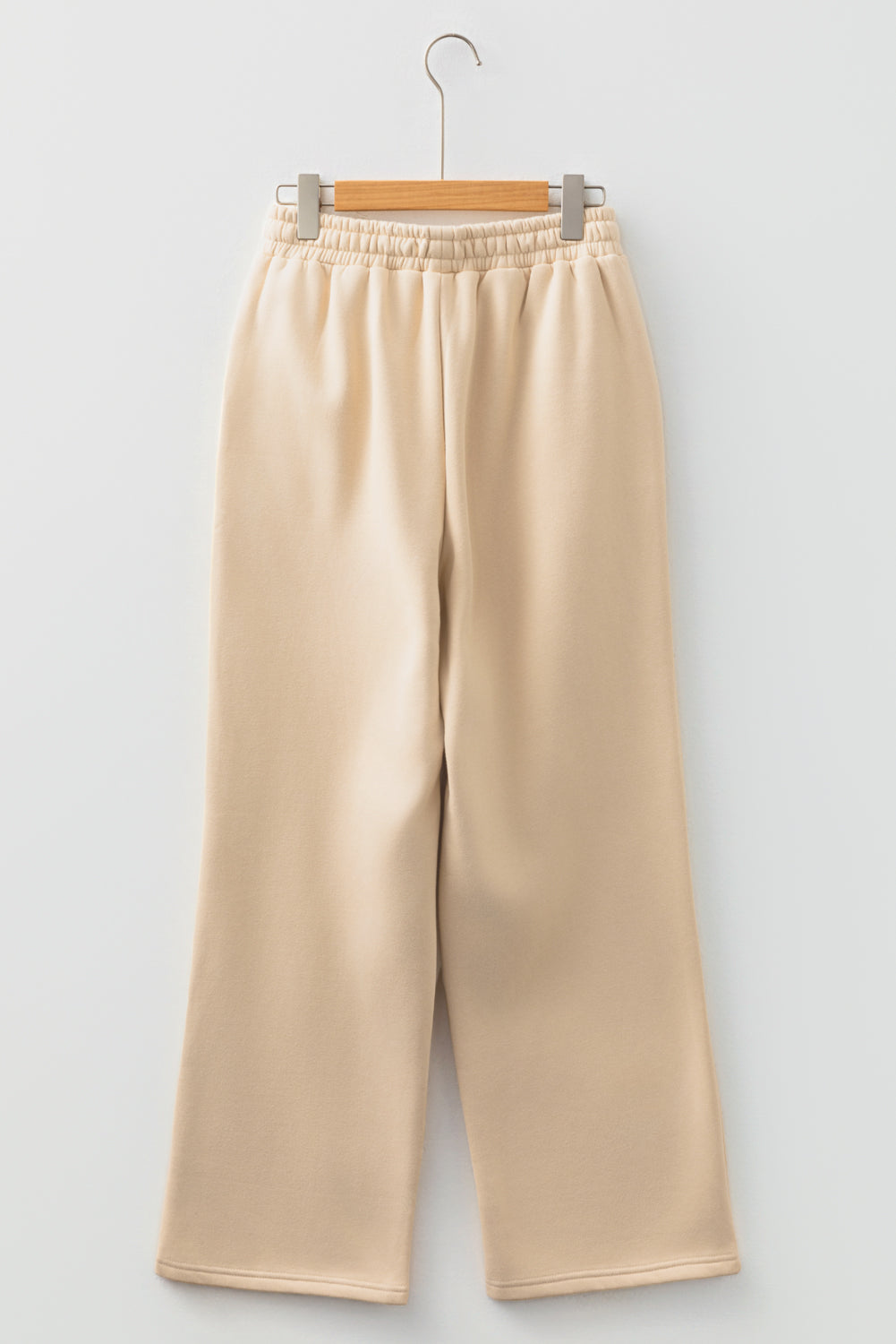 Hailey Elastic Waist Solid Pants