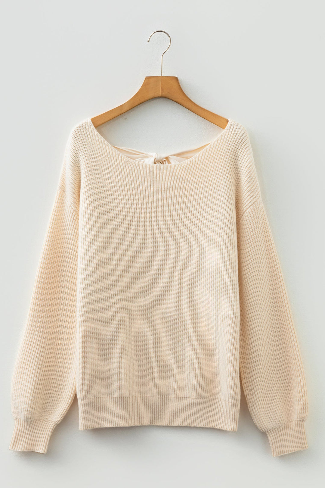 Rosalina Backless Drop Shoulder Sweater