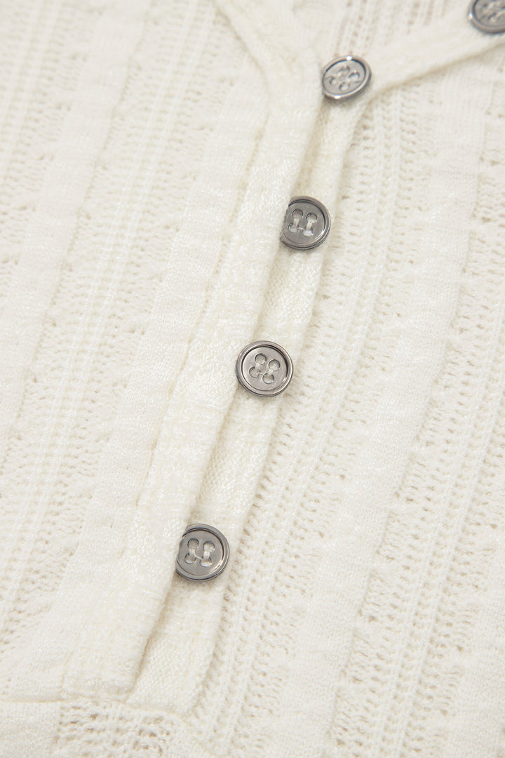 Frankie Raw Seam Henley Tee