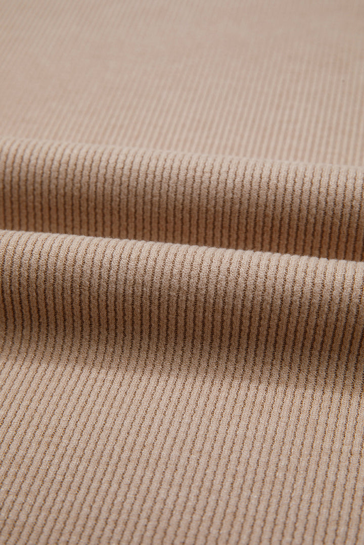 Elodie Textured Drawstring Baggy Hoodie