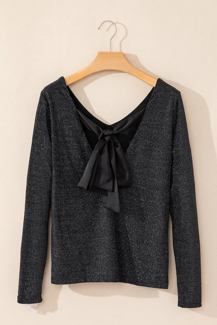 Ellianna Bowknot Open Back Top