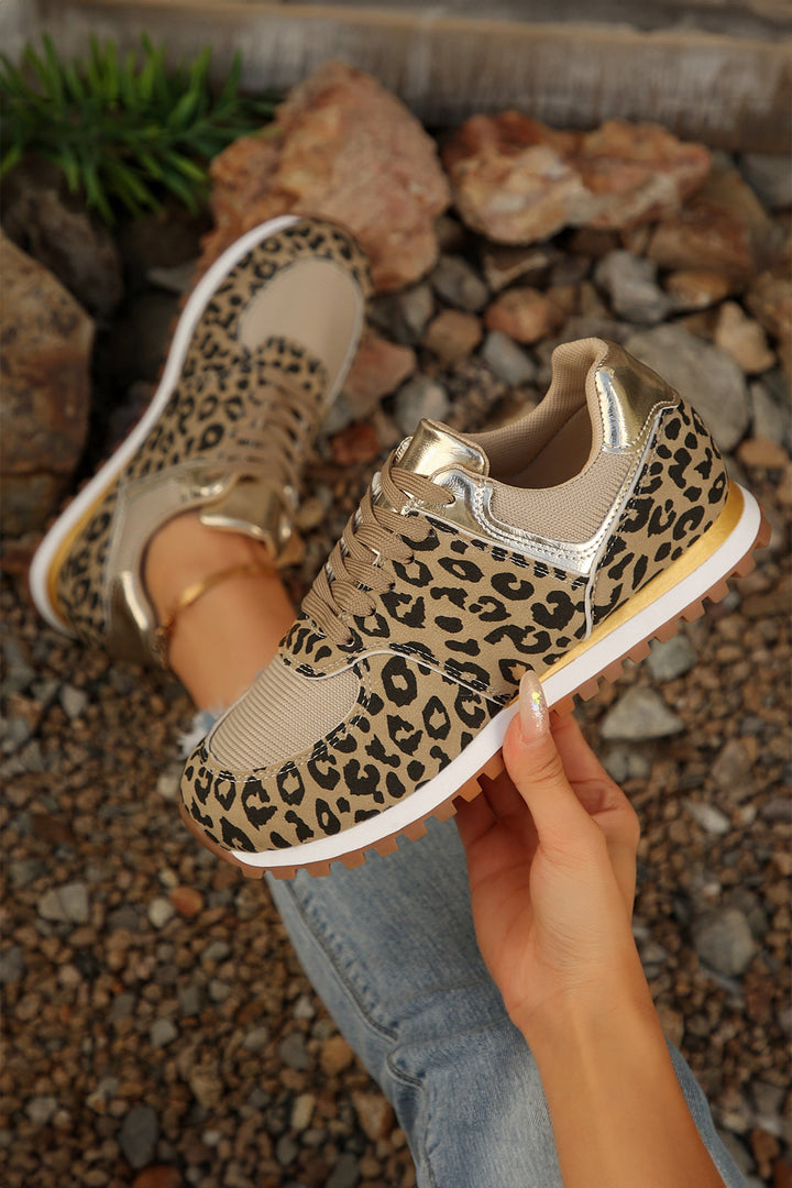 Romy Patchwork Lace Up Sneakers