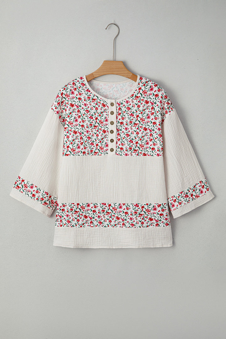 Penny 3 4 Sleeve Blouse