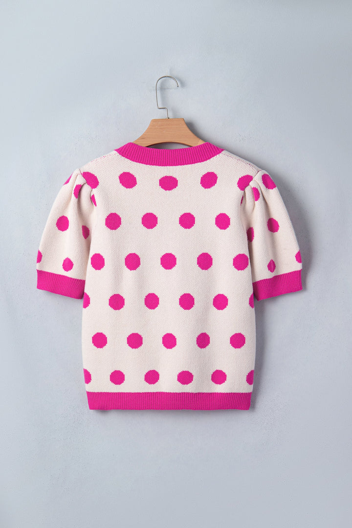 Alexia Puff Short Sleeve Sweater
