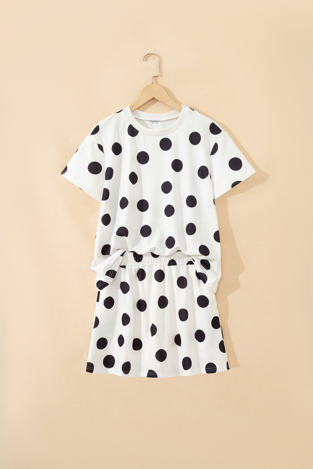 Aurelia Dot Short Sleeve Top Set