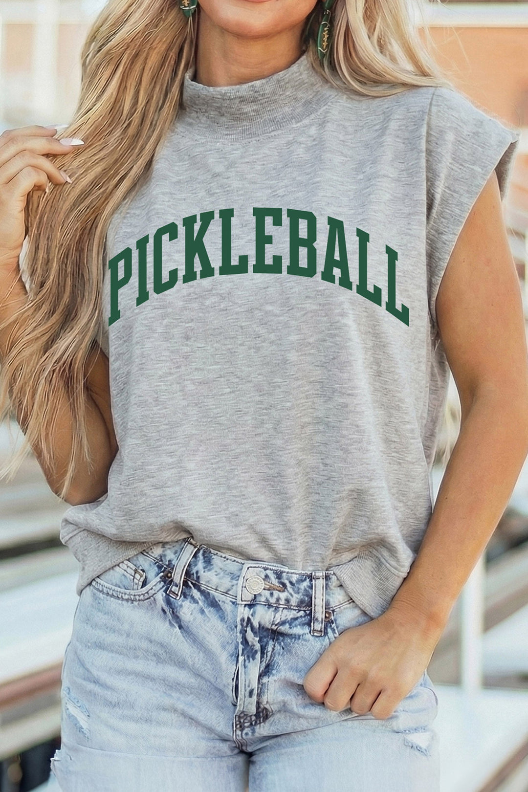 Esmeralda Mock Short Sleeve Top