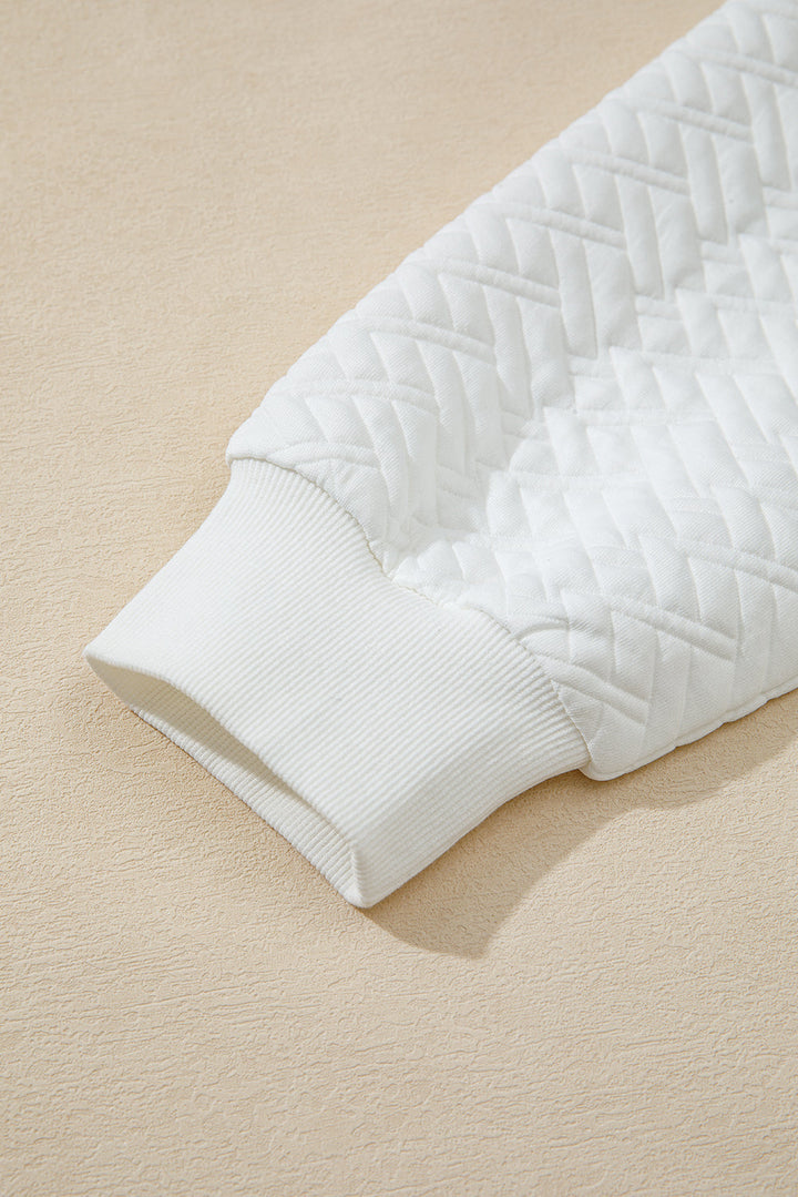 Raina Textured Collared Pullover