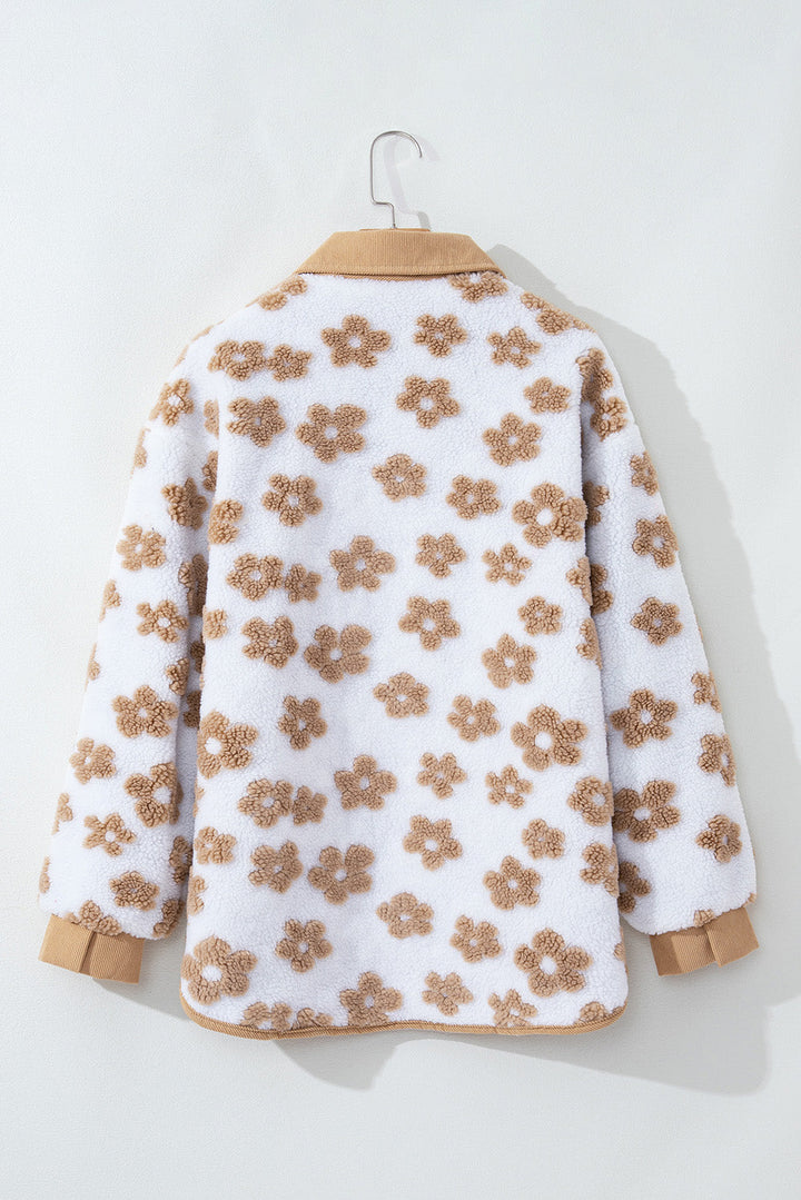 Elisa Pattern Up Fleece Jacket