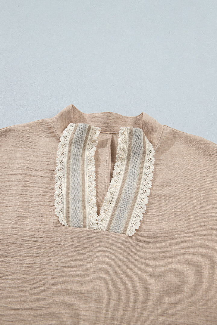 Jessica Rolled Short Sleeve Blouse