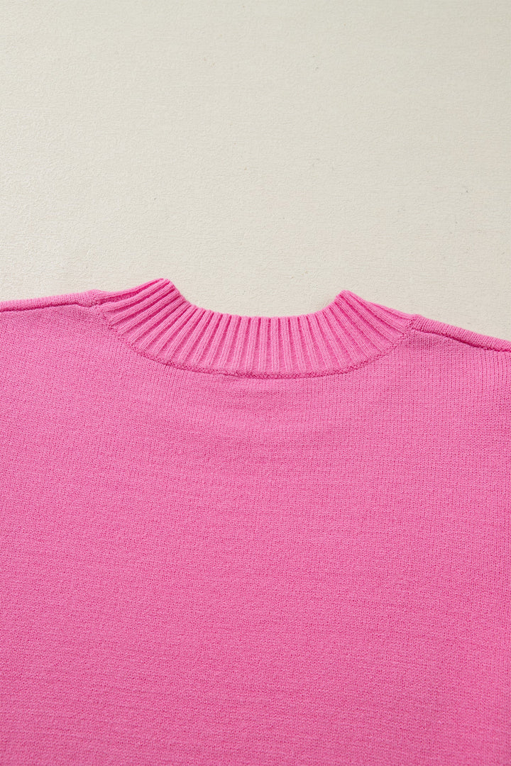 Noelle Ruffle Short Sleeve Sweater