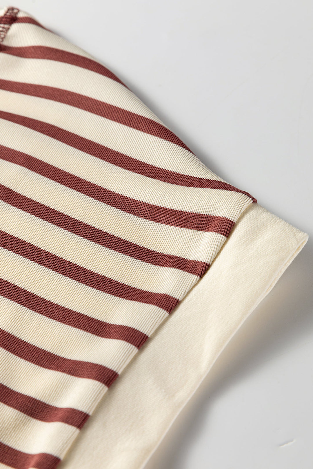 Yusra Stripe Half T Shirt