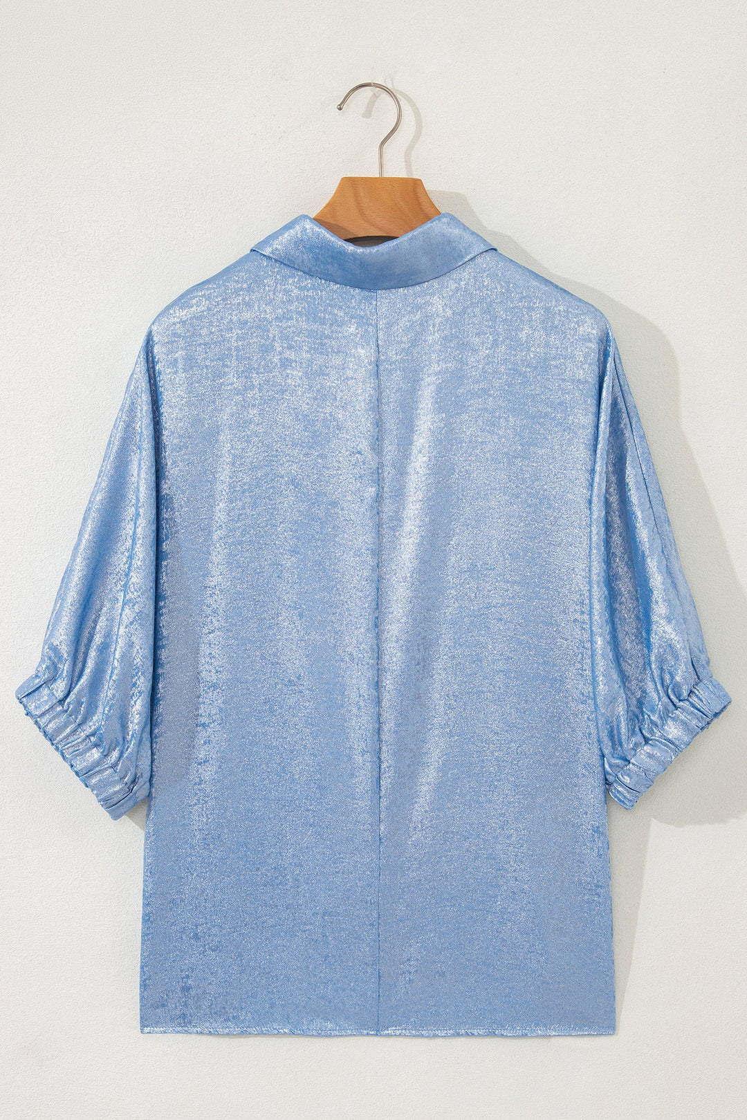 Jolene Half Sleeve Metallic Top