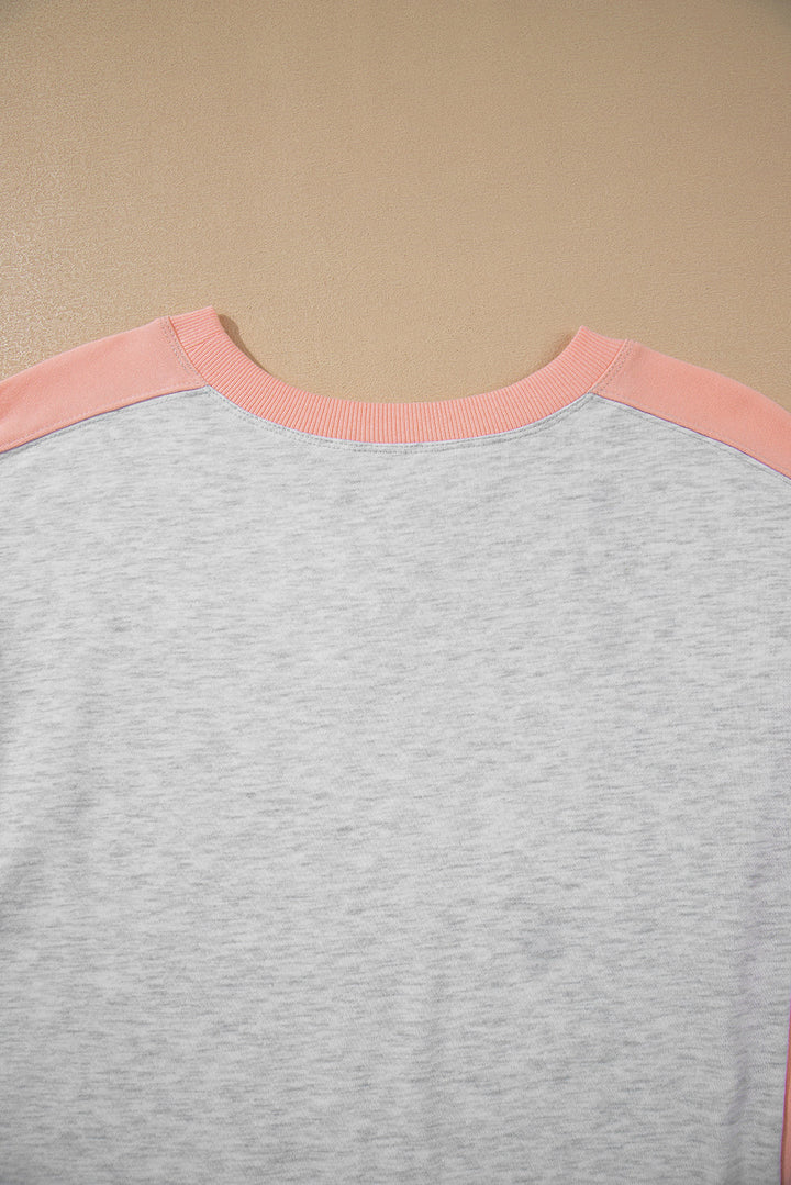 Lilliana Colorblock Pullover Casual PLUS Shorts